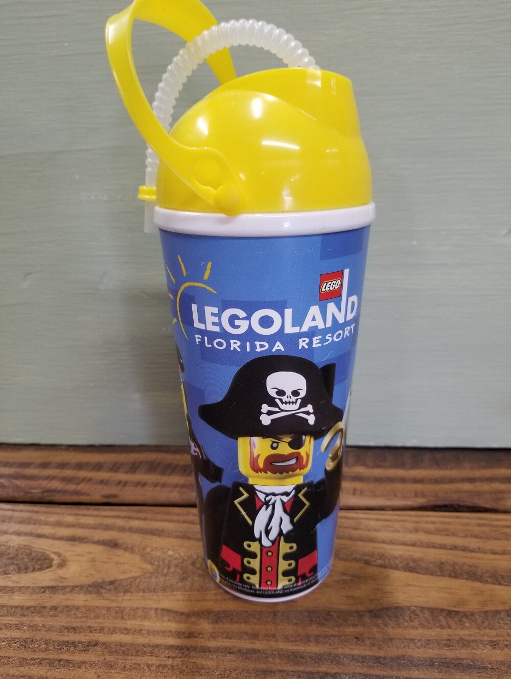 Lego Blue and Orange Character Tumbler